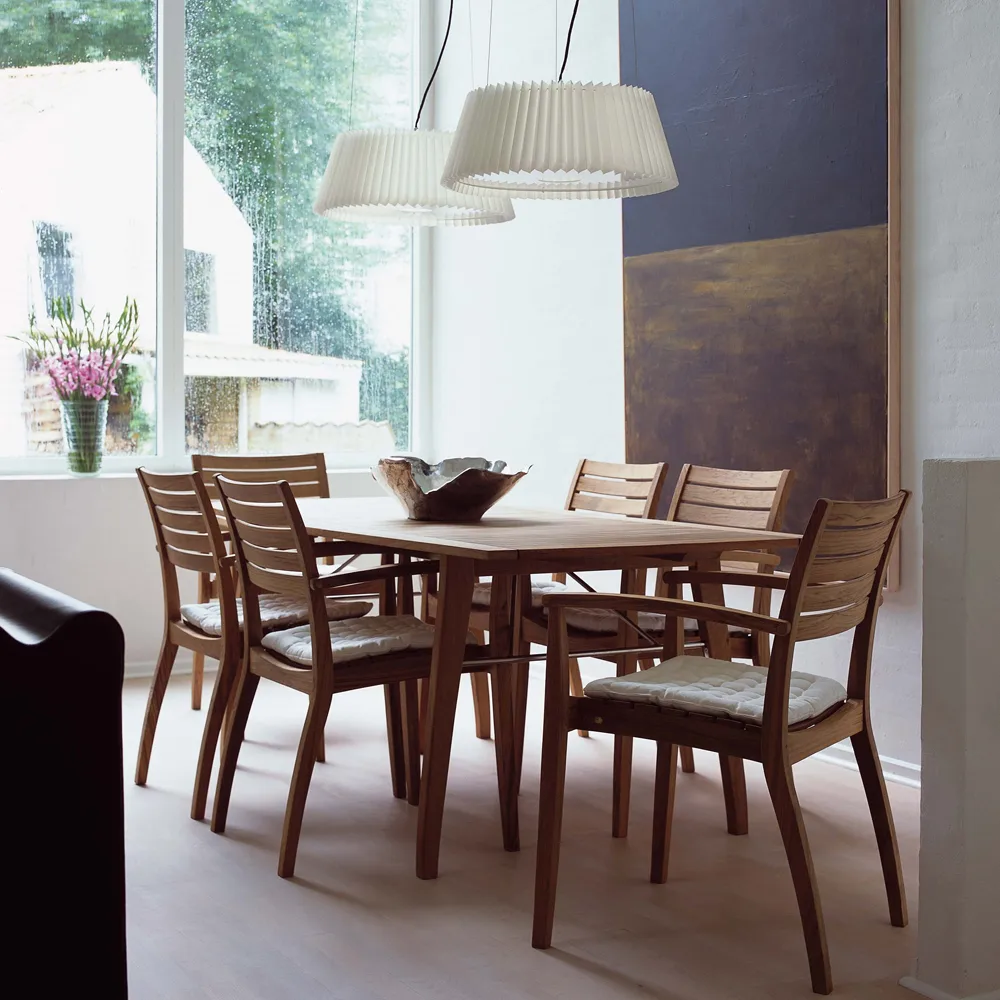 Ballare karmstol, teak Fritz Hansen