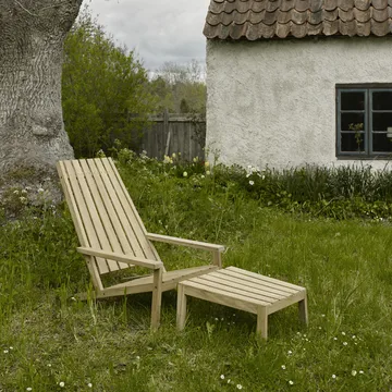 Between Lines fotpall - teak - Fritz Hansen