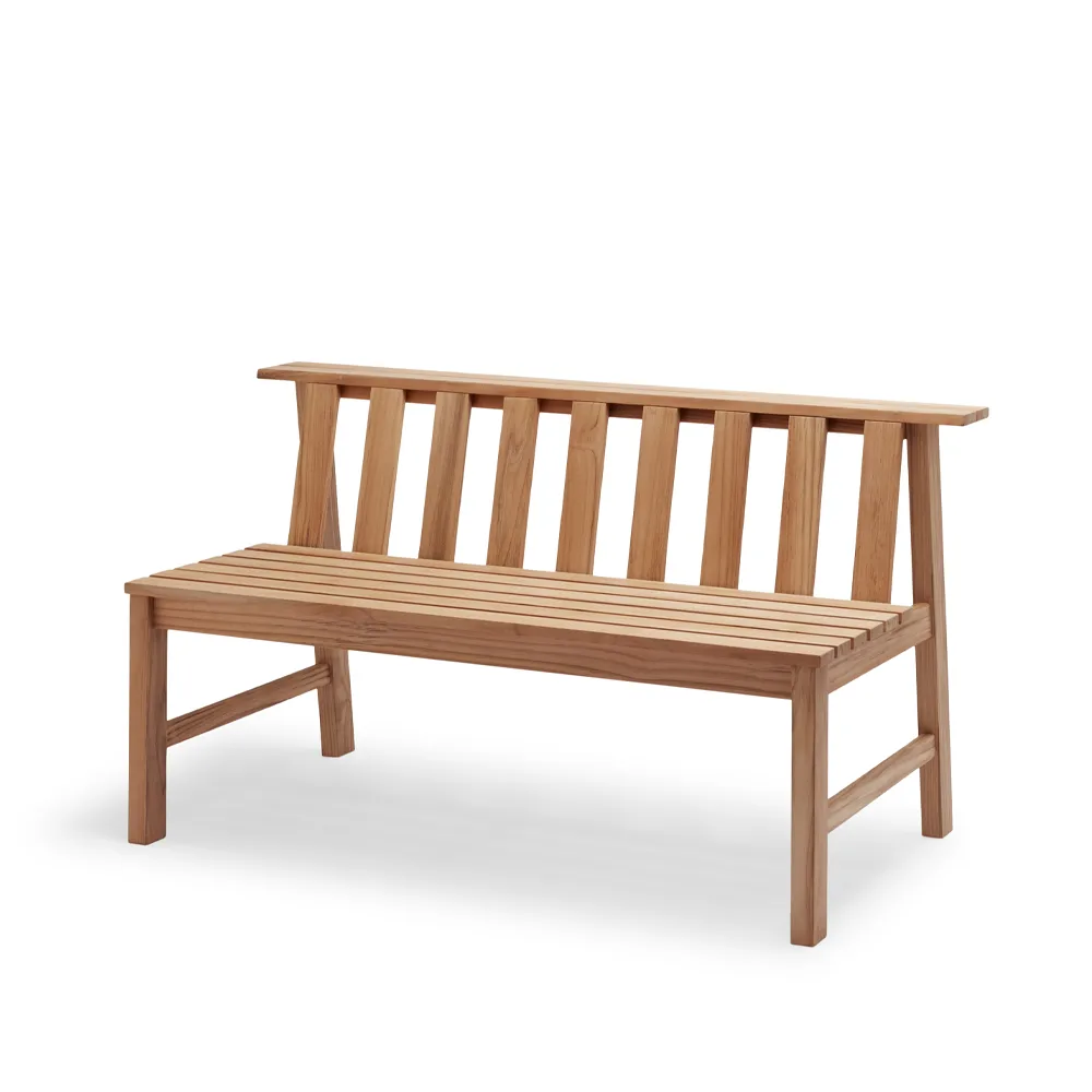 Cadance bänk, Teak, 144 cm Fritz Hansen
