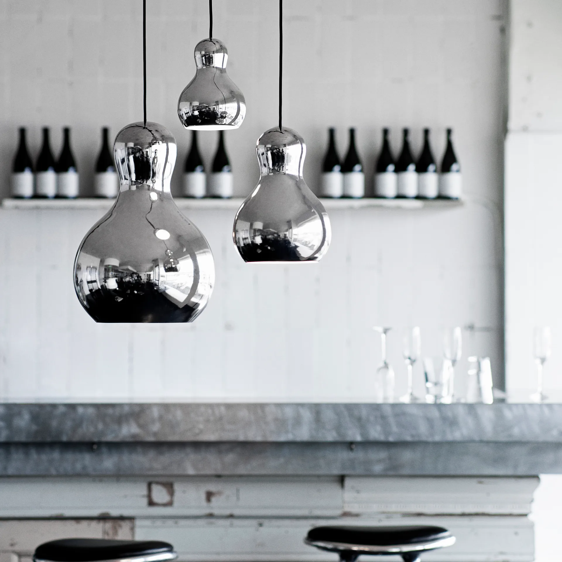 Calabash P3 pendel, Silver Fritz Hansen