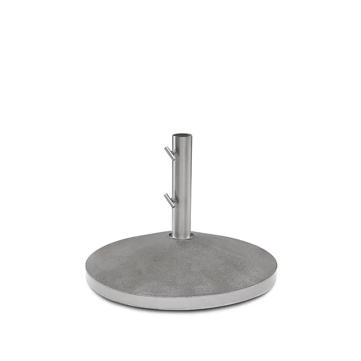 Capri parasollfot - concrete/stainless steel, 30kg - Fritz Hansen