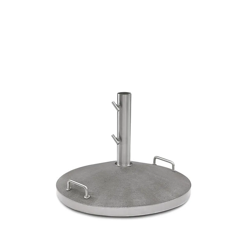 Capri parasollfot, concrete/stainless steel, 50kg Fritz Hansen