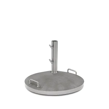 Capri parasollfot - concrete/stainless steel, 50kg - Fritz Hansen