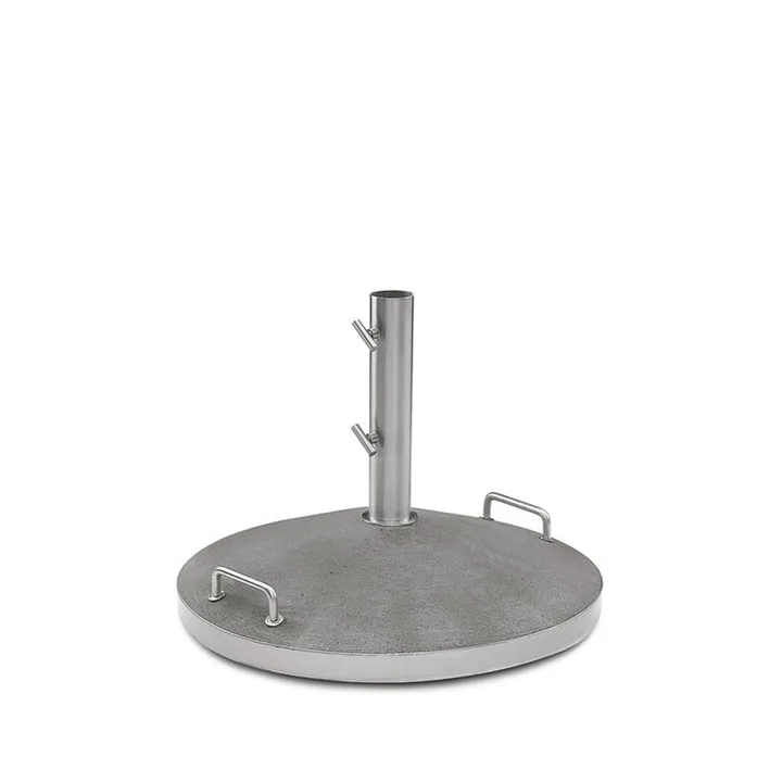 Capri parasollfot - concrete/stainless steel, 50kg - Fritz Hansen