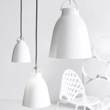 Caravaggio 1 pendel - Svart-svart textilsladd - Fritz Hansen