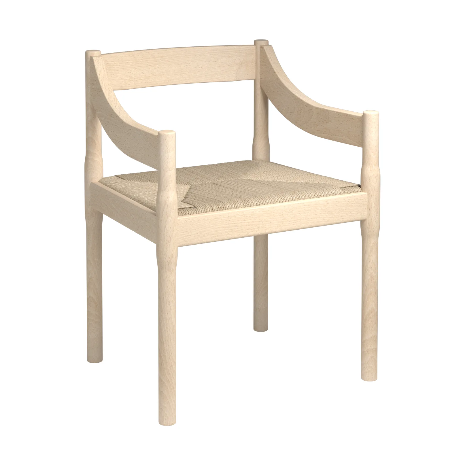 Carimate karmstol, Bok-naturflätad Fritz Hansen