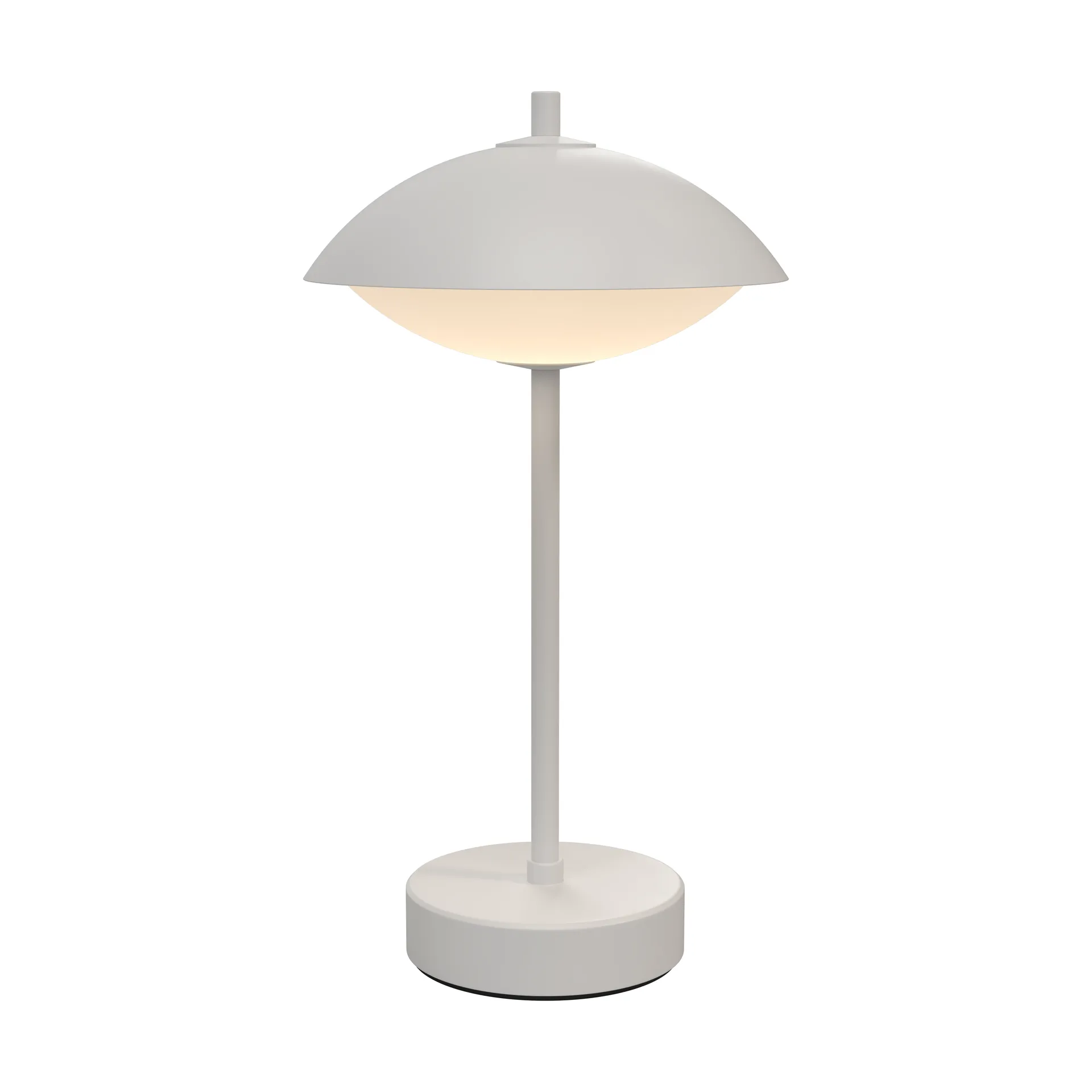 Clam portabel bordslampa 31 cm, White Fritz Hansen