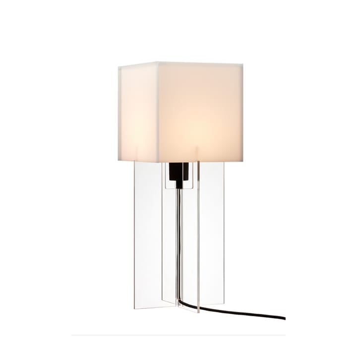 Cross-Plex T-500 bordslampa, Opal-stativ i akryl Fritz Hansen