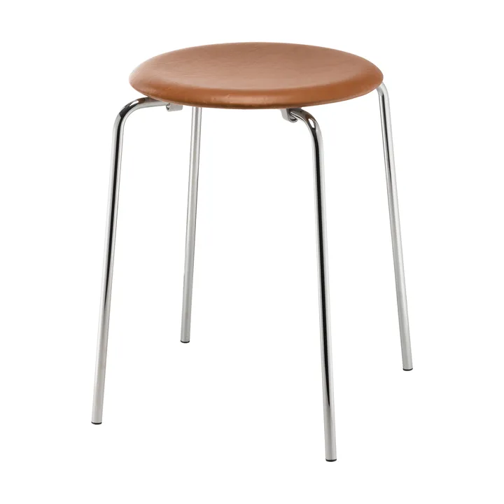 Dot pall läder - Essential walnut-chrome - Fritz Hansen