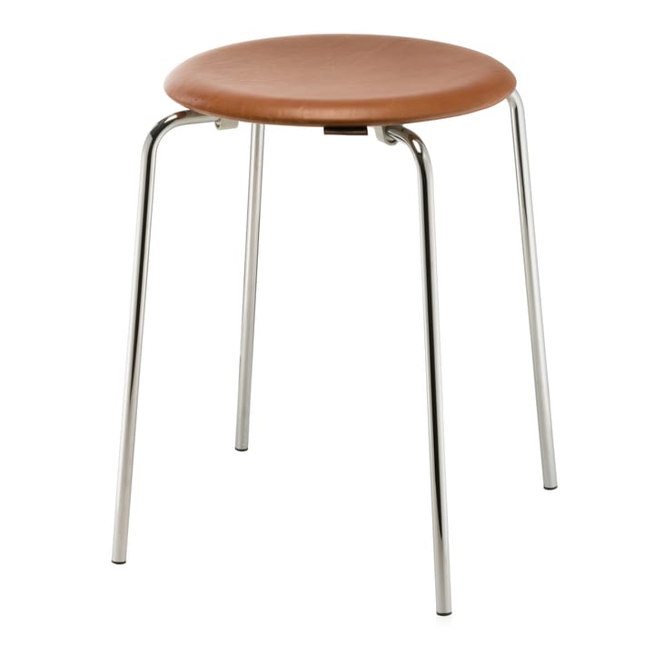 Dot pall läder, Walnut Fritz Hansen