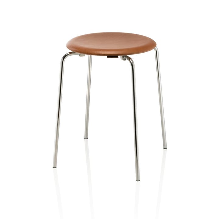 Dot pall läder - Walnut - Fritz Hansen