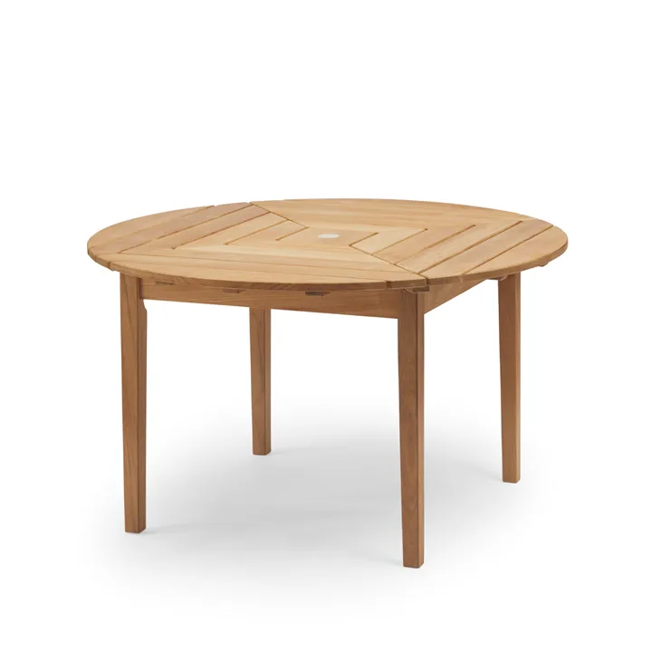Drachmann bord - teak, ø126 - Fritz Hansen
