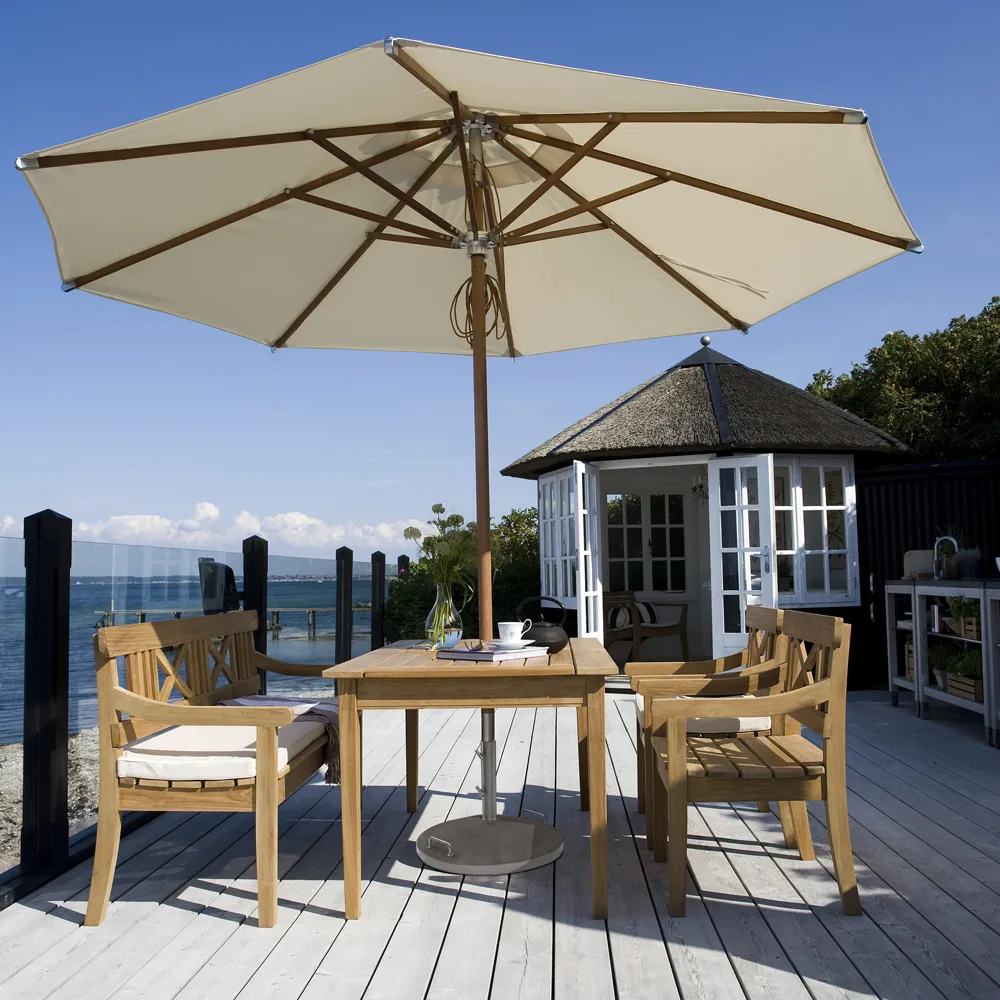 Drachmann bord, teak, 190 Fritz Hansen