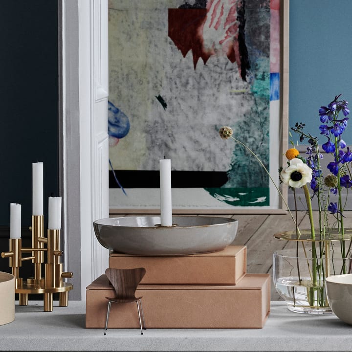 Earthenware ljusstake - Pale sakura - Fritz Hansen