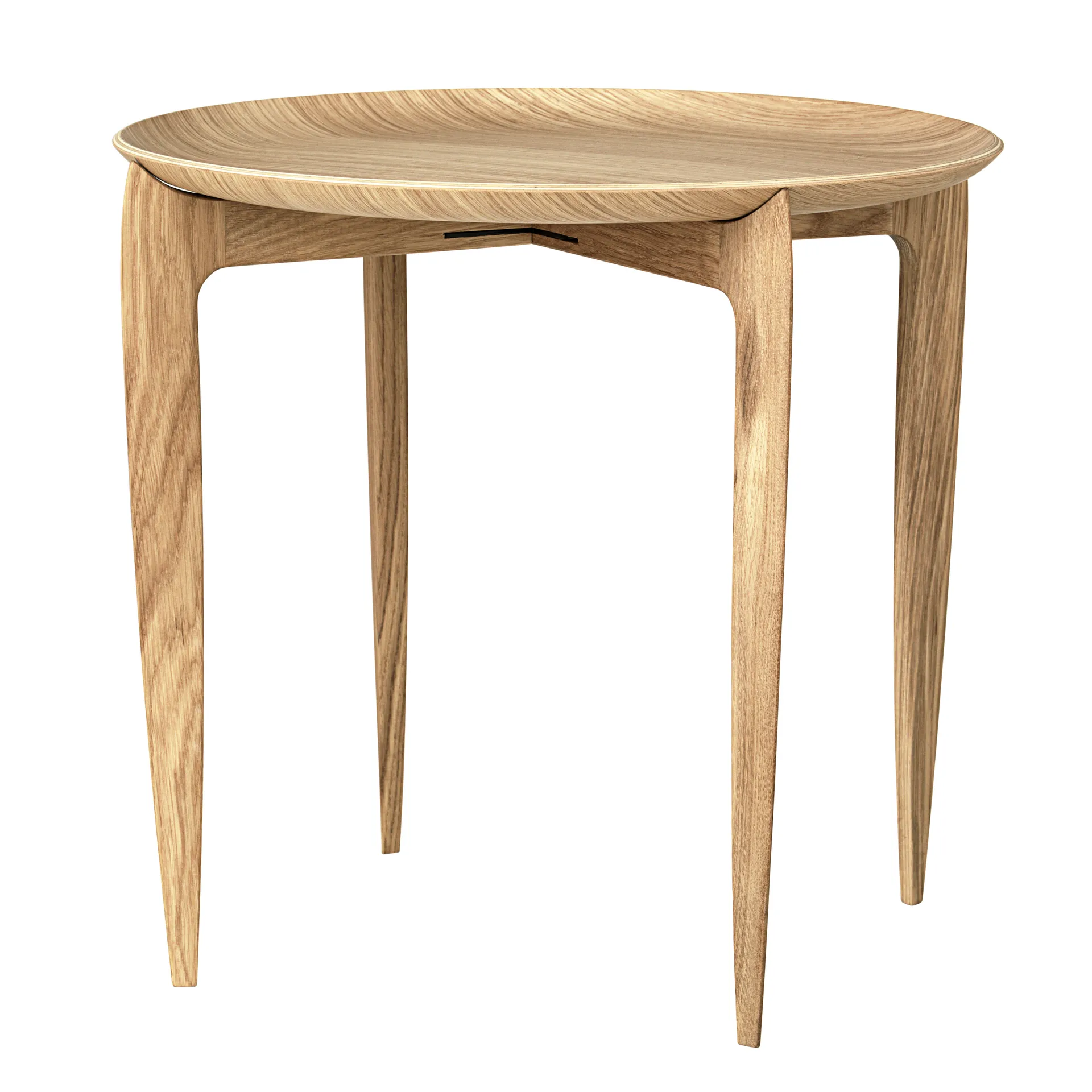 Foldable Tray Table Ø 45 cm, Ek Fritz Hansen