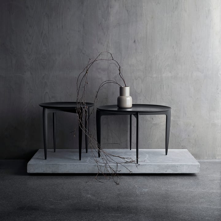 Foldable Tray Table Ø 45 cm - Svart - Fritz Hansen