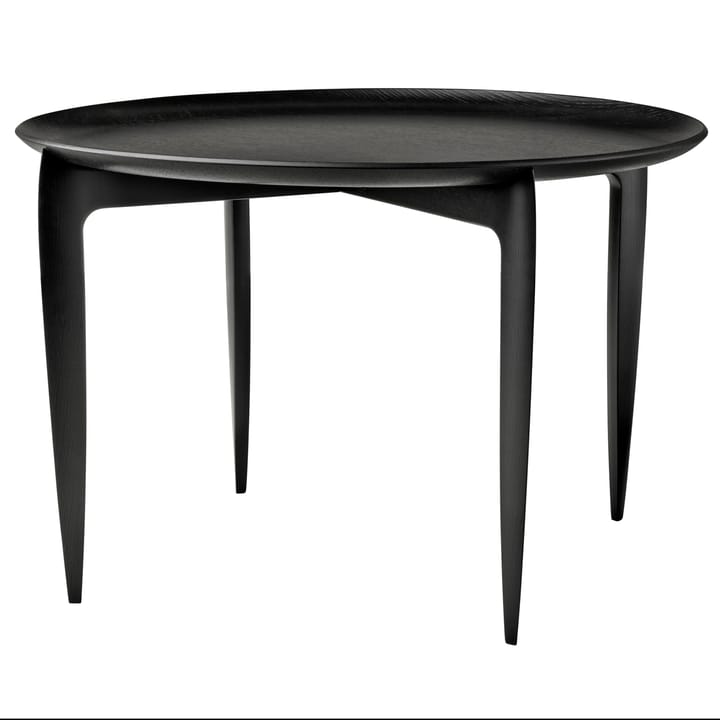 Foldable Tray Table Ø 60 cm - Svart - Fritz Hansen