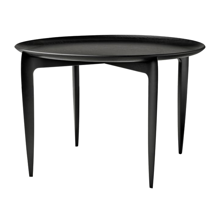 Foldable Tray Table Ø 60 cm - Svart - Fritz Hansen
