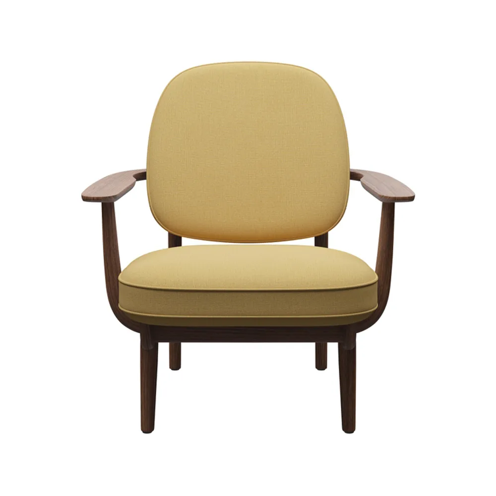 Fritz Hansen Fred JH97 fåtölj Christianshavn gul | Skandinavisk Design | Fåtöljer & Fotpallar | Gul