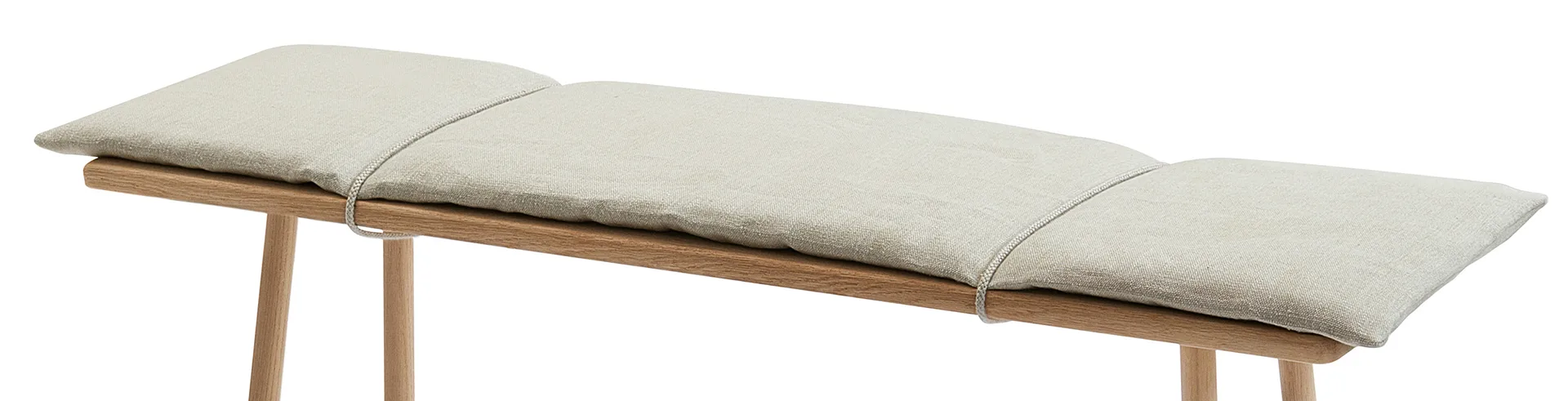 Georg linnedyna med rem till bänk, Beige Fritz Hansen