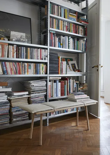 Georg linnedyna med rem till bänk - Beige - Fritz Hansen