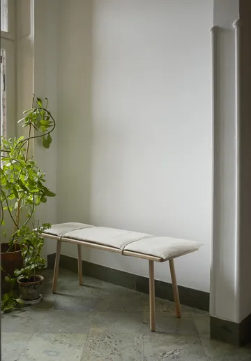 Georg linnedyna med rem till bänk - Beige - Fritz Hansen