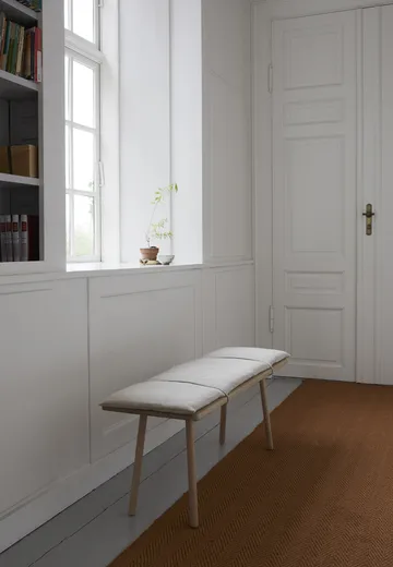Georg linnedyna med rem till bänk - Beige - Fritz Hansen