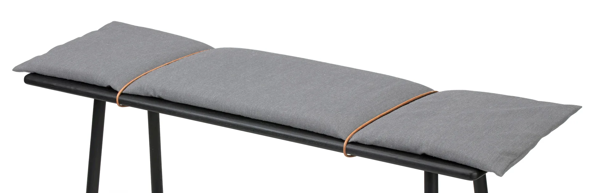 Georg ulldyna med rem till bänk, Ljusgrå-natur Fritz Hansen