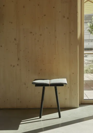 Georg ulldyna med rem till pall/barstol - Ljusgrå-natur - Fritz Hansen