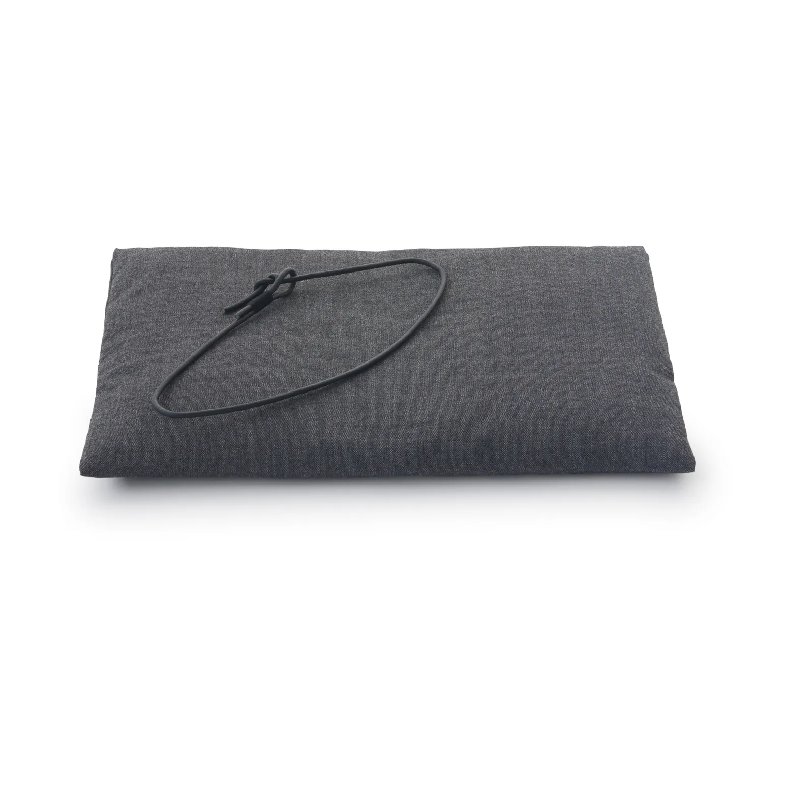 Georg ulldyna med rem till pall/barstol, Mörkgrå-svart Fritz Hansen