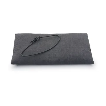 Georg ulldyna med rem till pall/barstol - Mörkgrå-svart - Fritz Hansen