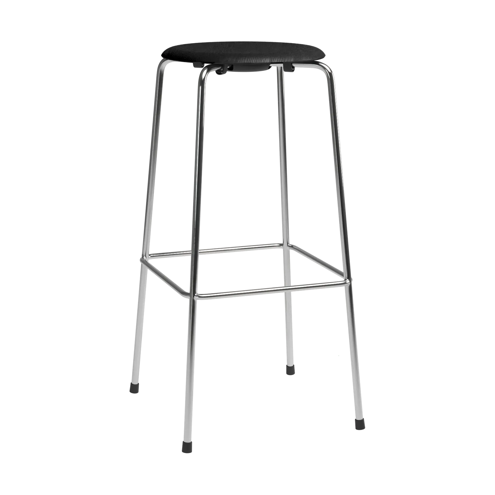 High Dot barpall, Svart ask-krom Fritz Hansen