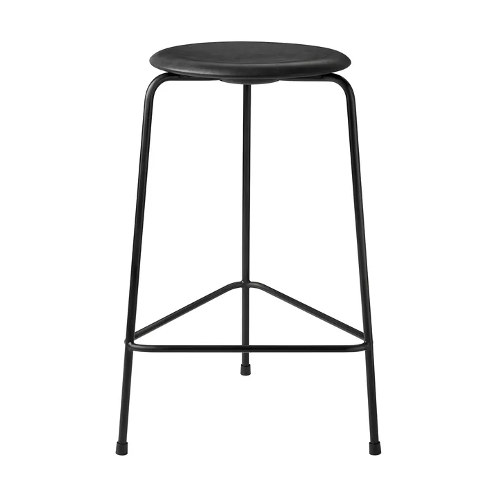 High Dot counter stool 3 ben - Essential black-matt black - Fritz Hansen