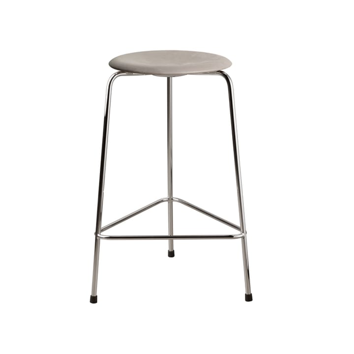 High Dot pall läder, Lava grey-chrome Fritz Hansen
