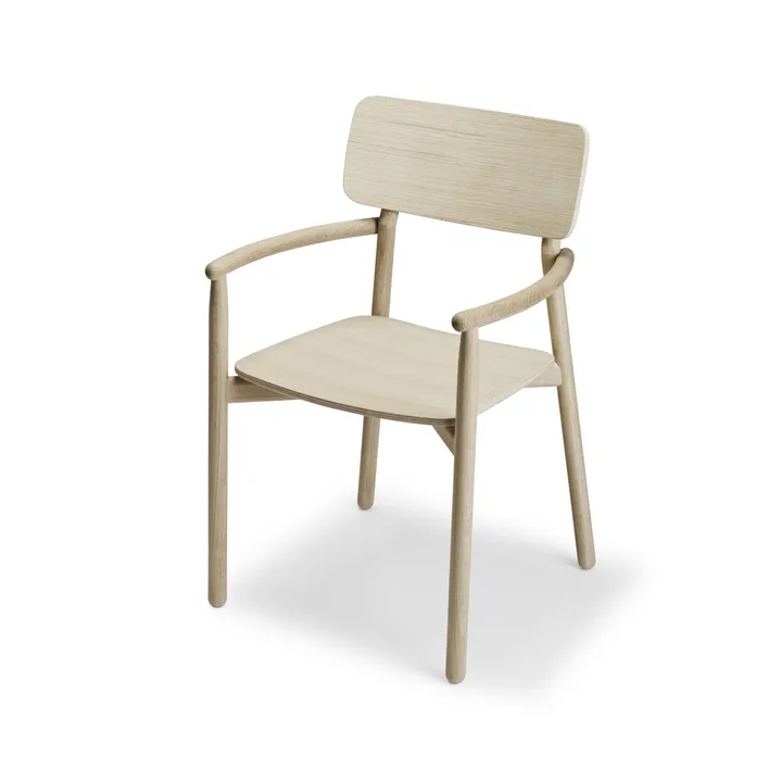 Hven karmstol - Vitoljad ek - Fritz Hansen