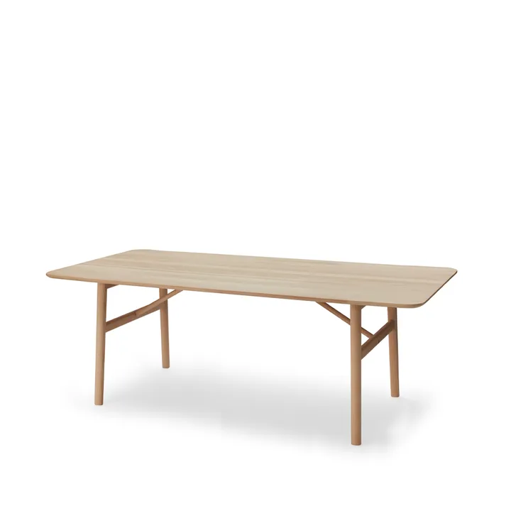 Hven matbord 94x190 cm - Obehandlad ek - Fritz Hansen