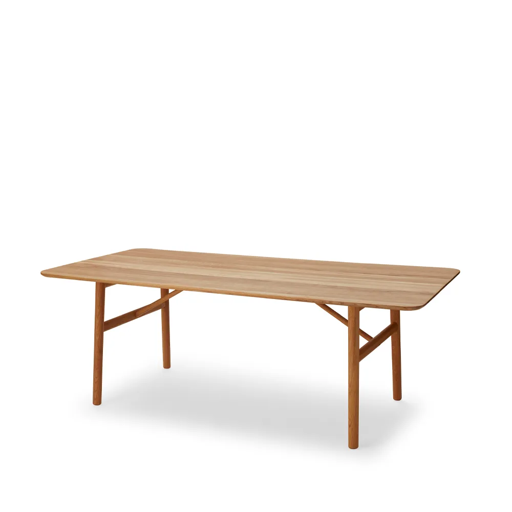 Hven matbord 94x190 cm, Oljad ek Fritz Hansen