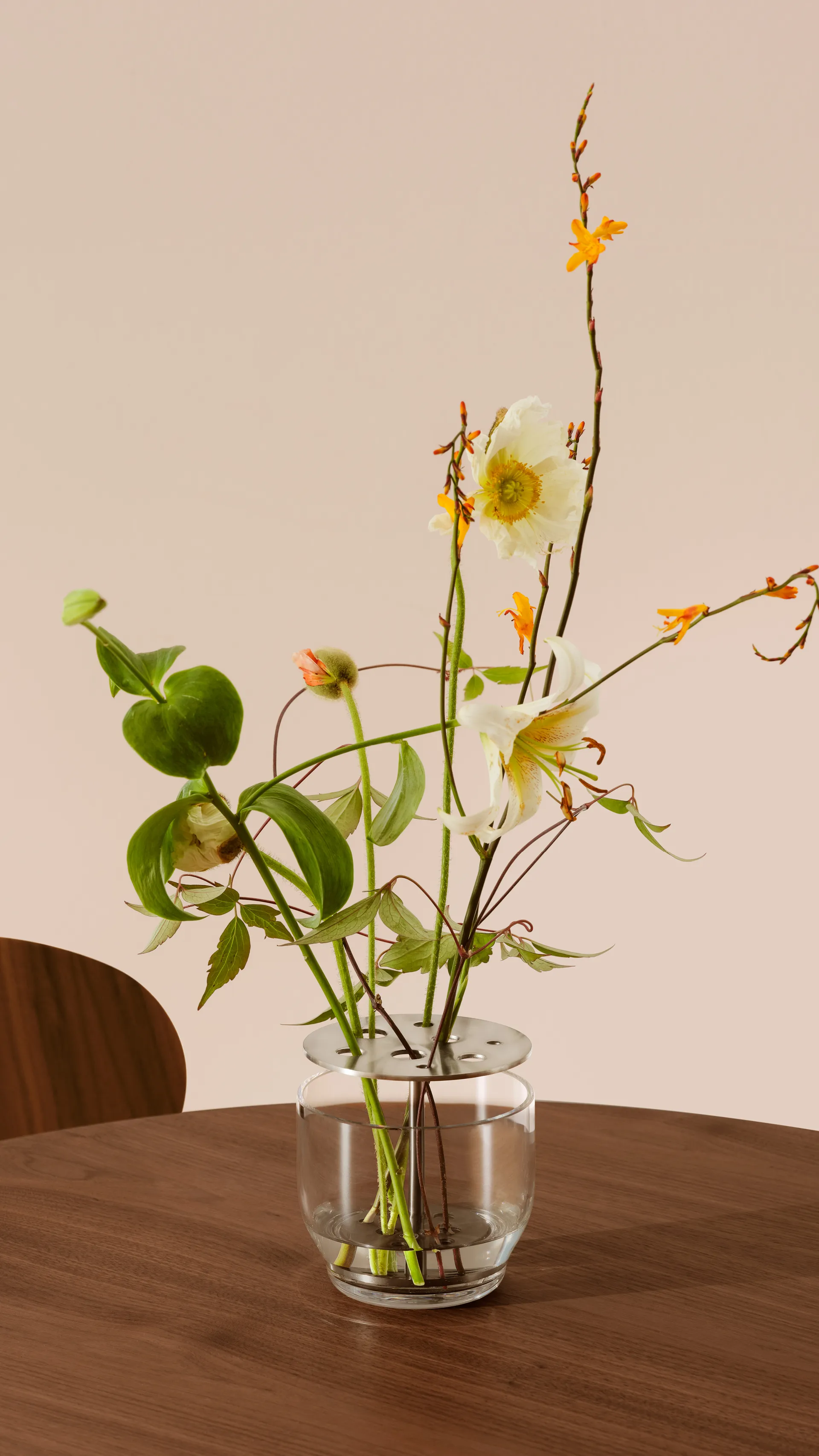 Ikebana vas rostfritt stål, Liten Fritz Hansen