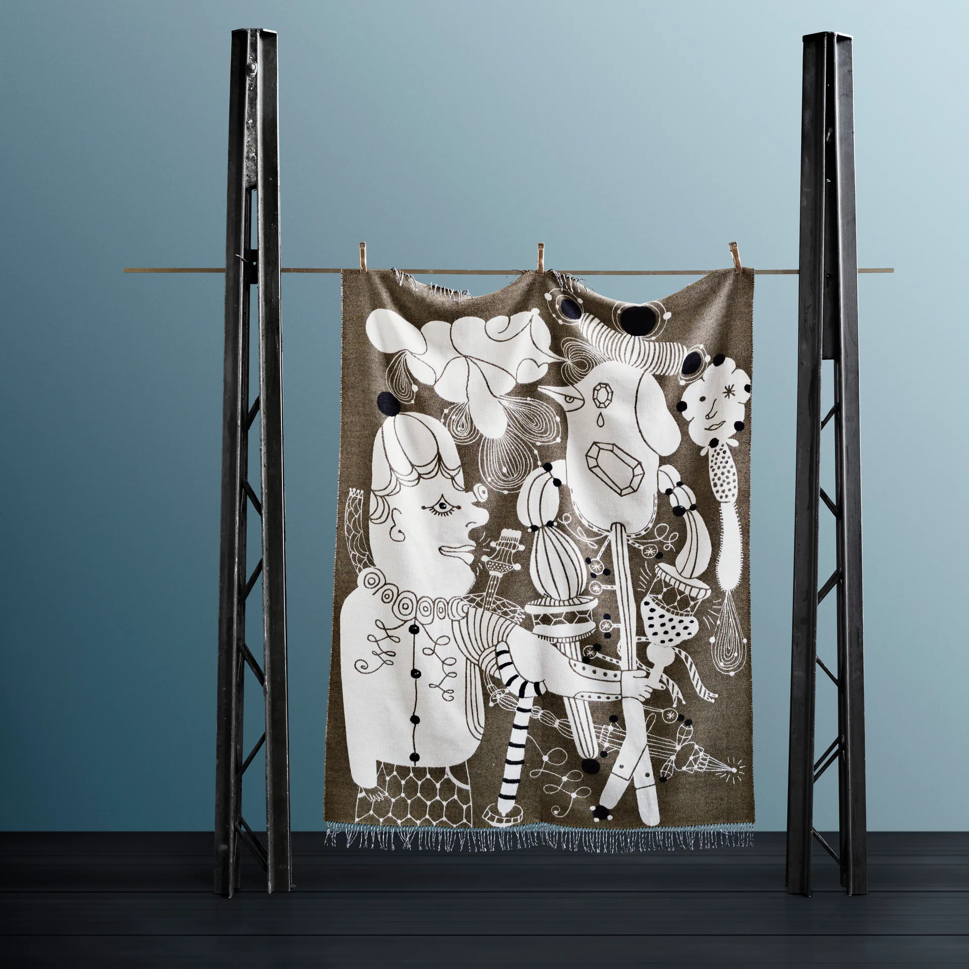 Jaime Hayon pläd, Guld Fritz Hansen