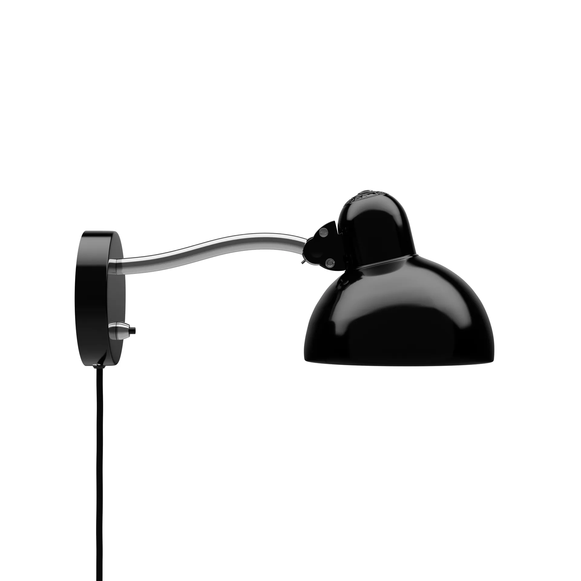 Kaiser Idell 6567-W vägglampa, Black Fritz Hansen