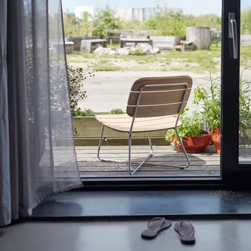 Lilium loungestol - teak, rostfritt stål - Fritz Hansen