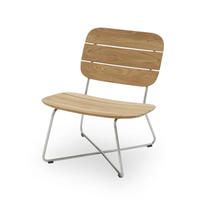 Lilium loungestol - teak, rostfritt stål - Fritz Hansen