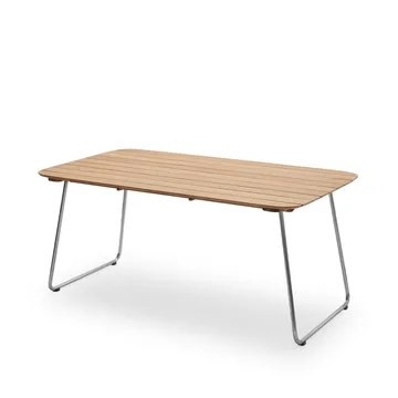 Lilium matbord - teak, rostfritt stål - Fritz Hansen