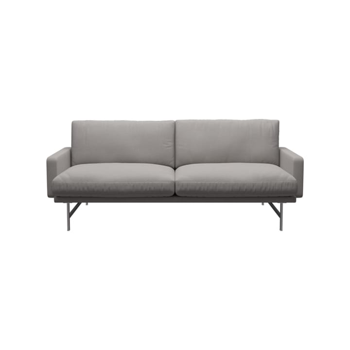 Lissoni PL112 soffa - tyg christianshavn beige, stålstativ - Fritz Hansen