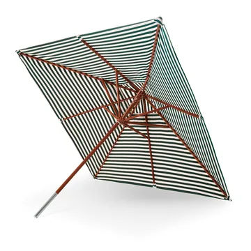 Messina parasoll - Light apricot/dark green, 300x300 cm - Fritz Hansen