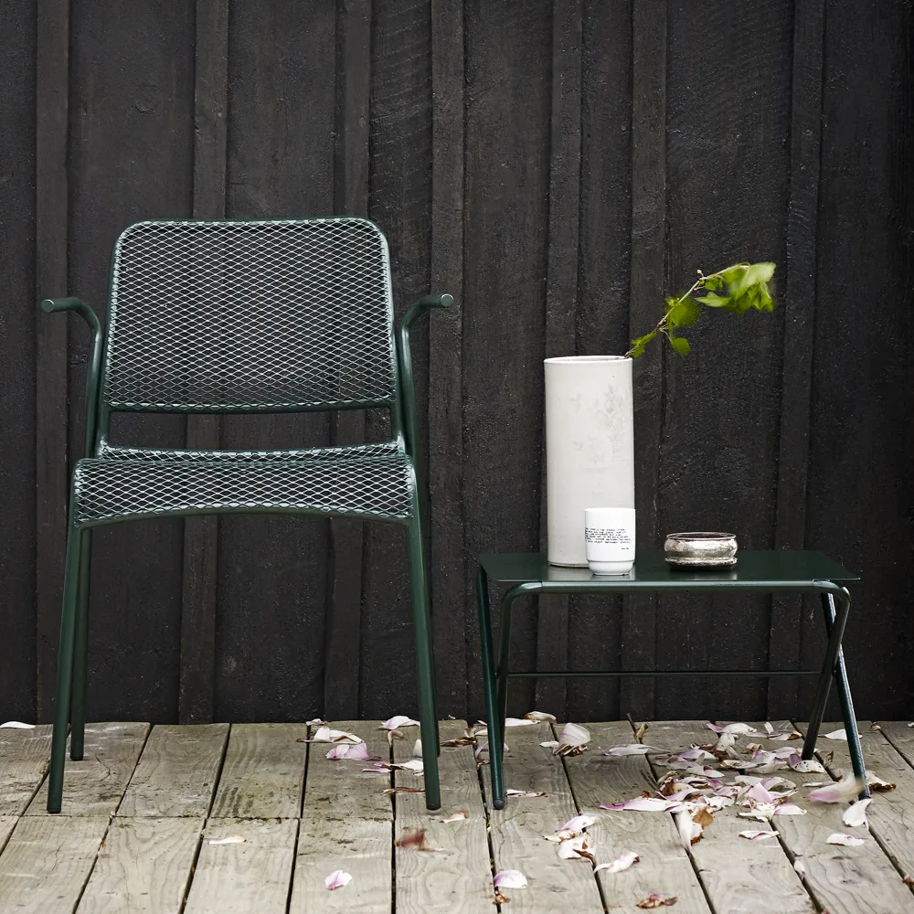 Mira karmstol, hunter green Fritz Hansen