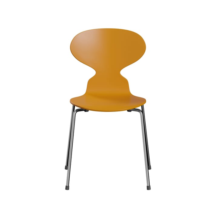Myran 3101 stol - burnt yellow, lackad, kromat stålstativ - Fritz Hansen