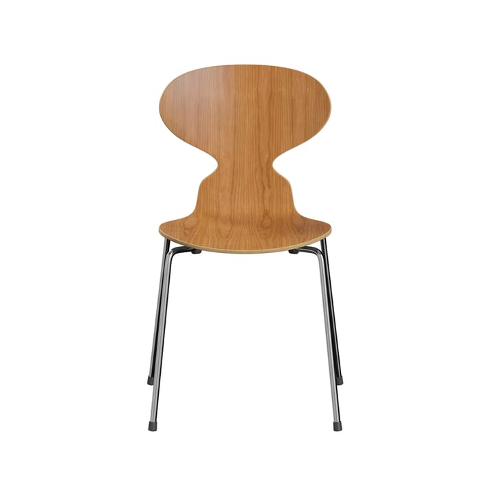 Myran 3101 stol - körsbär, lackad, kromat stålstativ - Fritz Hansen