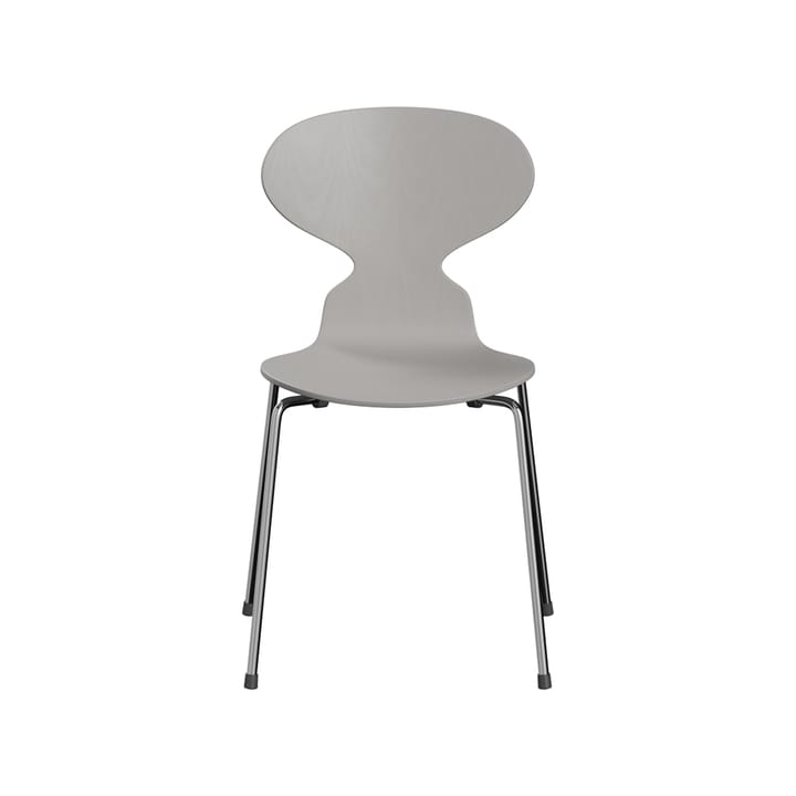 Myran 3101 stol - nine grey, målad ask, kromat stålstativ - Fritz Hansen