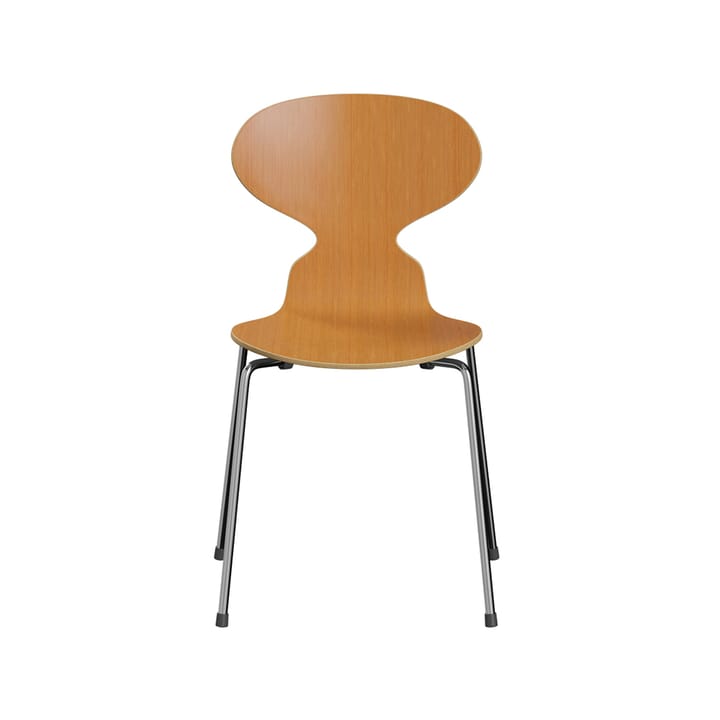 Myran 3101 stol - oregon pine, klarlackad, kromat stålstativ - Fritz Hansen